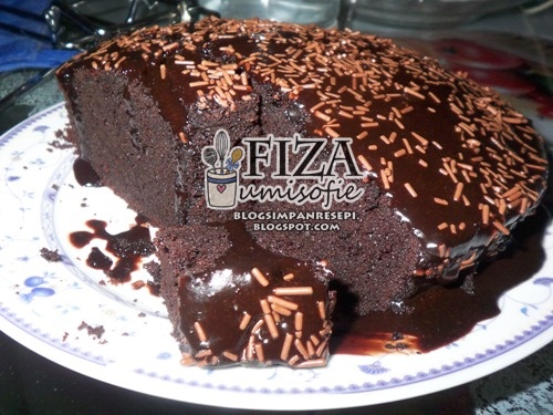 Tempat Fiza Simpan Resepi: Kek Coklat Berperisa NESCAFE