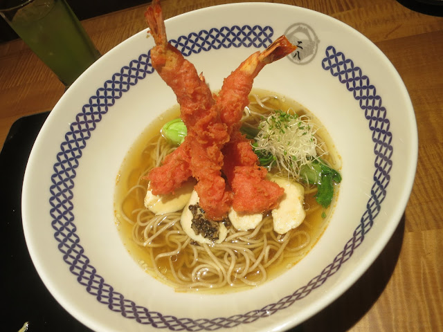 Crispy Sakura Ebi Tempura & Soba Drizzled with Truffle Oil