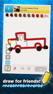 Mobile Android game Draw Something - screenshots. Gameplay 