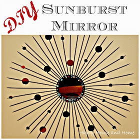 sunburst mirror, DIY sunburst mirror, bling 