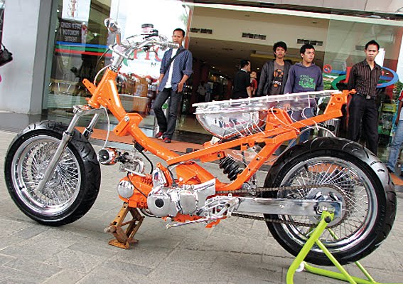 MODIFIKASI HONDA SUPRA X 2004