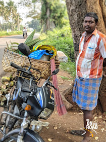 Raja - the guy who sells Nongu and Padhani near Courtrallam, Tamil Nadu