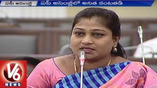  TDP MLA Anitha Cries in AP Assembly | MLA Roja Comments