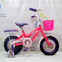 Sepeda Anak Wimcycle Rapunzel CTB 12 Inci Lisensi