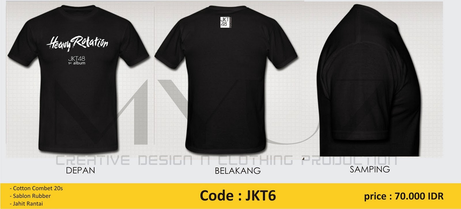 Download Gambar Kaosjkt48shop Blogspot Online Shop Kaos Jkt48 Murah Desain Heavy Rotation di Rebanas ...