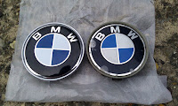 BMW E46 wheel centre cap old vs new