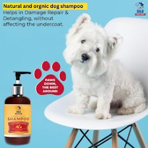 Natural and organic dog shampoo