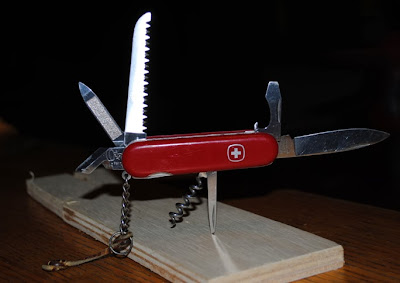 Wenger Swiss Army knife showing blades