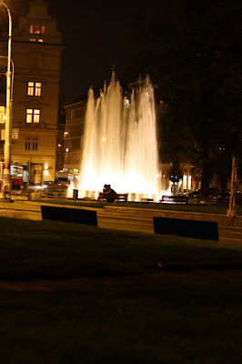 Prague - Fountain at Kinskych square