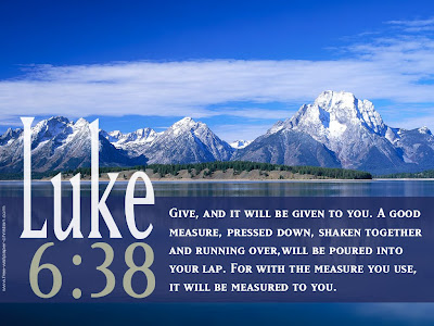 Wallpaper Luke 6:38