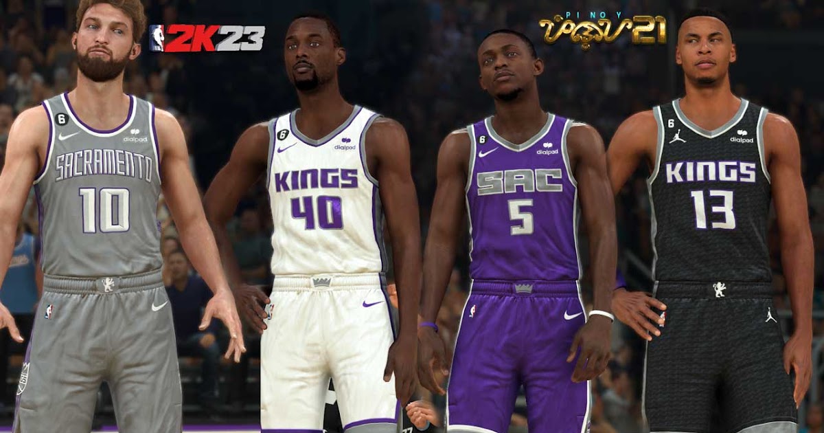 NBA 2K23 Sacramento Kings Realistic Jerseys - Shuajota: NBA 2K24