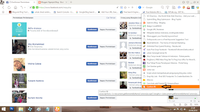 Langkah terakhir cara cepat konfirmasi pertemanan di facebook