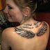 tattoos art asas na parte superior