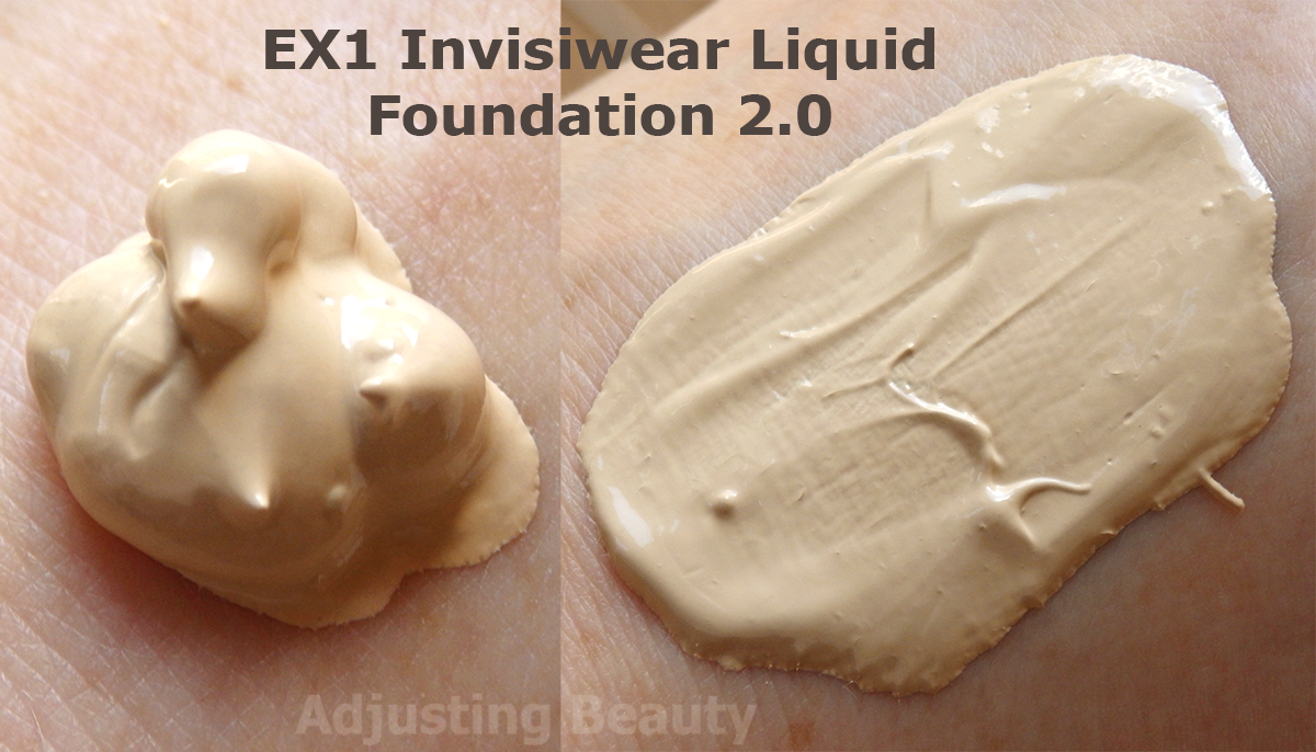 Review Ex1 Invisiwear Liquid Foundation 2 0 Adjusting Beauty