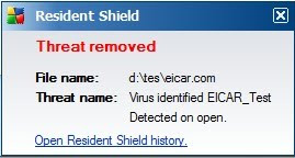 avg mendeteksi file virus ini
