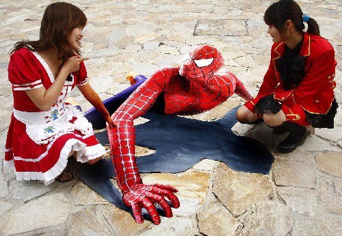 spiderman 3d pictures. Spiderman 3D Painting