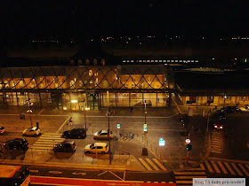 vista do quarto no Empire Hotel, em Luxemburgo