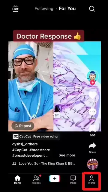 نشر التيك توك