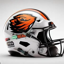 Oregon State Beavers Star Wars Concept Helmet