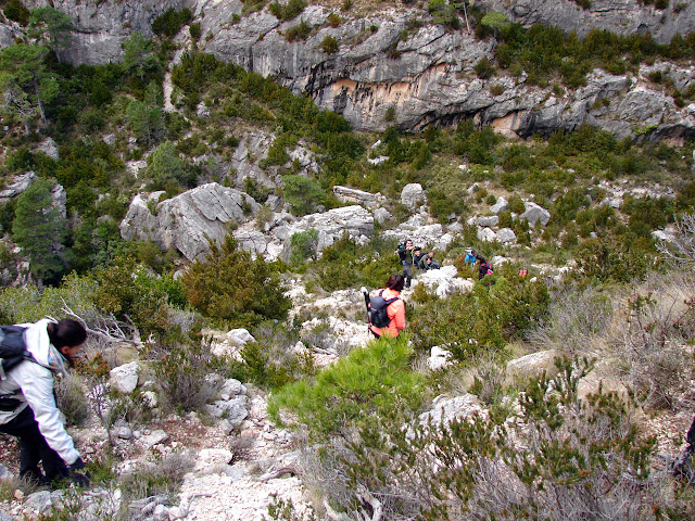 senderismo - Bco Lloret - Cova Pintada - Avenc de la Solana - Canal de l'Ombria - Pas del Julivert