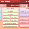 Aplikasi Penilaian Raport K13 Terbaru SD MI Semester 1 2