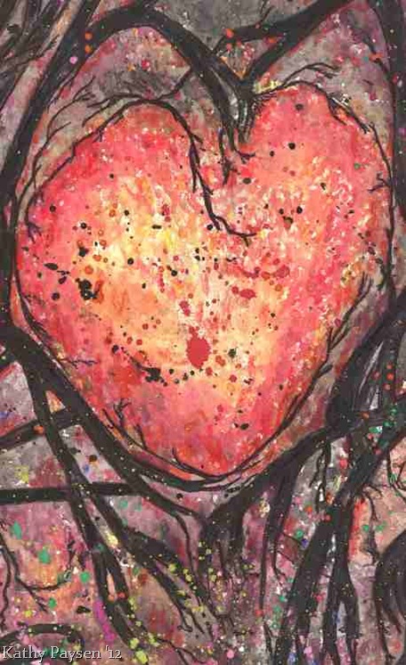 Kathy Paysen painting - Be an Ember for Another's Heart