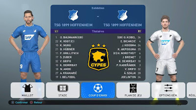 PES 2019 PS4 Option File CYPES Season 2018/2019