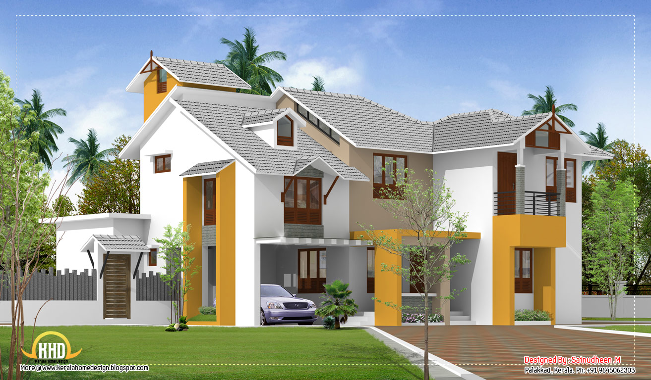  Modern  Kerala  home  design  2135 Sq Ft home  appliance