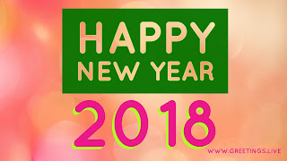 Cool class look festival greetings on New Year 2018 Greetings live