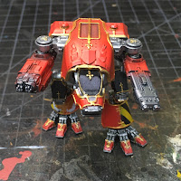 Legio Ignatum Warhound Titan WIP for Adeptus Titanicus