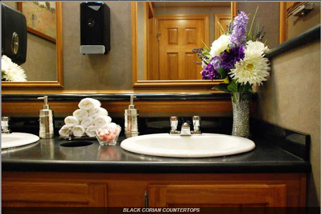 The Regency Black Corian Countertops