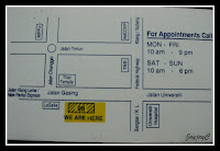 Location Map to Eye Specialist Clinic Kok & Kok