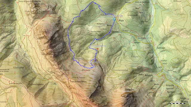 Mapa Ruta Atxuri Oartegi