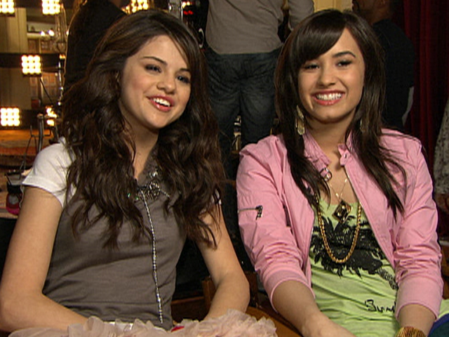 pics of selena gomez and demi lovato on barney. selena gomez and demi lovato