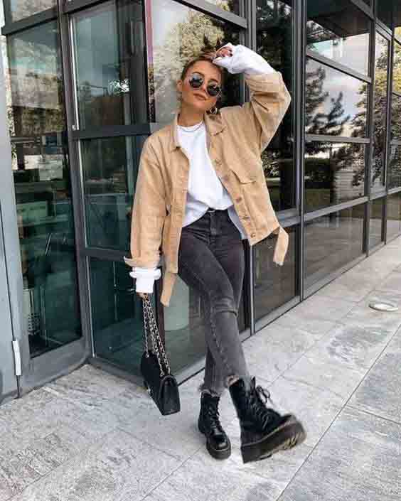 8 inspirações de looks de inverno com coturno