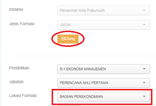 gambar cara ubah loksai formasi cpns di sscn