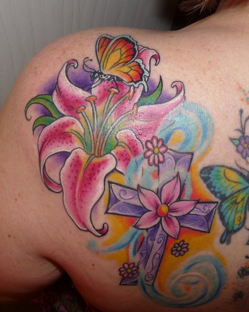 TATTOO ART Best Flower Tattoo Designs The Lily 500x628px