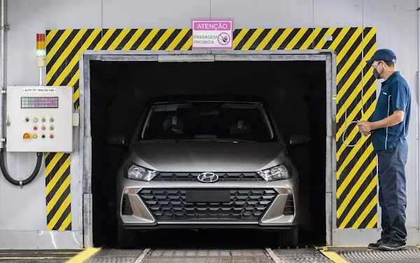 Novo Hyundai HB20 2023 - produção