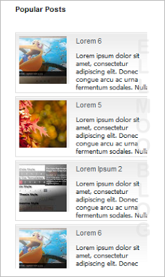 Widget Popular Posts Blogger Dengan Efek Animasi