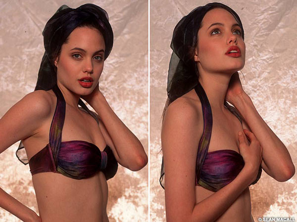 Angelina Jolie 16yearold swimsuit model photos