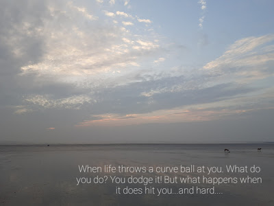 When life throws a curve ball at you. What do you do? You dodge it! But what happens when it does hit you...and hard. It teaches you so much! Strangers become family .... family become strangers.... and yet you pull thru it. Scars and all... Slowly coming out of it bit by bit. Learning things about yourself that you never knew. Learning new things about the people arround you! Some good some shocking... But you pull thru! It's not the end. It never is!  https://thoughtinspiring.blogspot.com