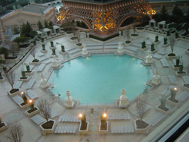 Paris Las Vegas Pool.