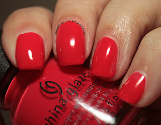 China Glaze Lite Brites Hot Flash