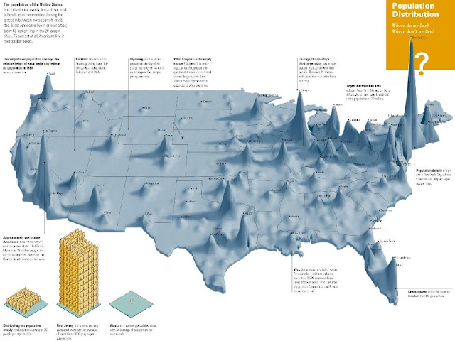 Population Density United States Map 