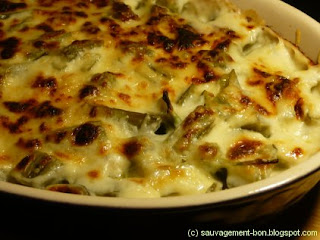 Gratin de cirse maraîcher à la Béchamel