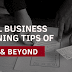 SMALL BUSINESS PLANNING TIPS OF 2023 & BEYOND