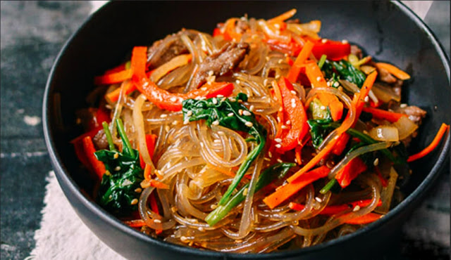 Japchae - top 5 korean dishes