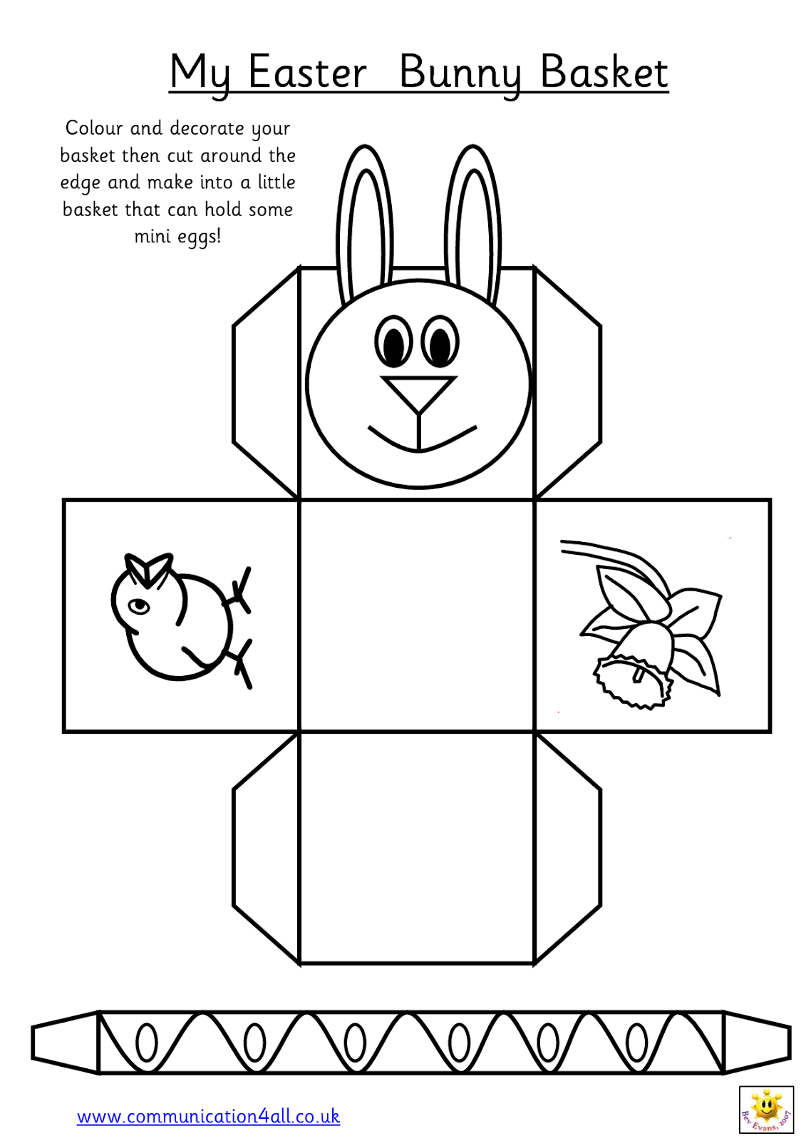 early play templates: Want to make a simple easter basket? Easter basket templates