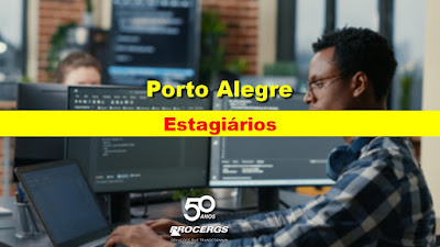 PROCERGS está selecionando Estagiários na área de TI em Porto Alegre