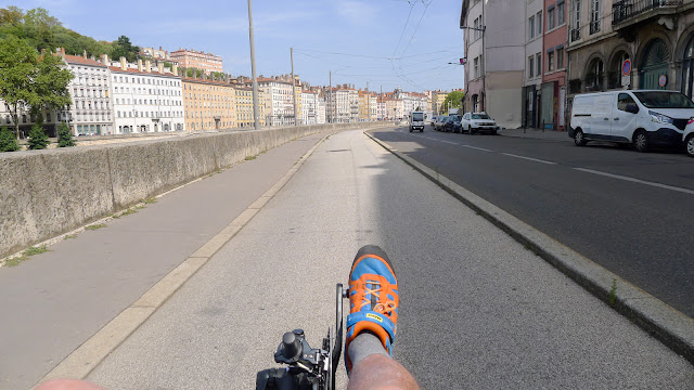 De Paris à Narbonne en vélo, Lyon